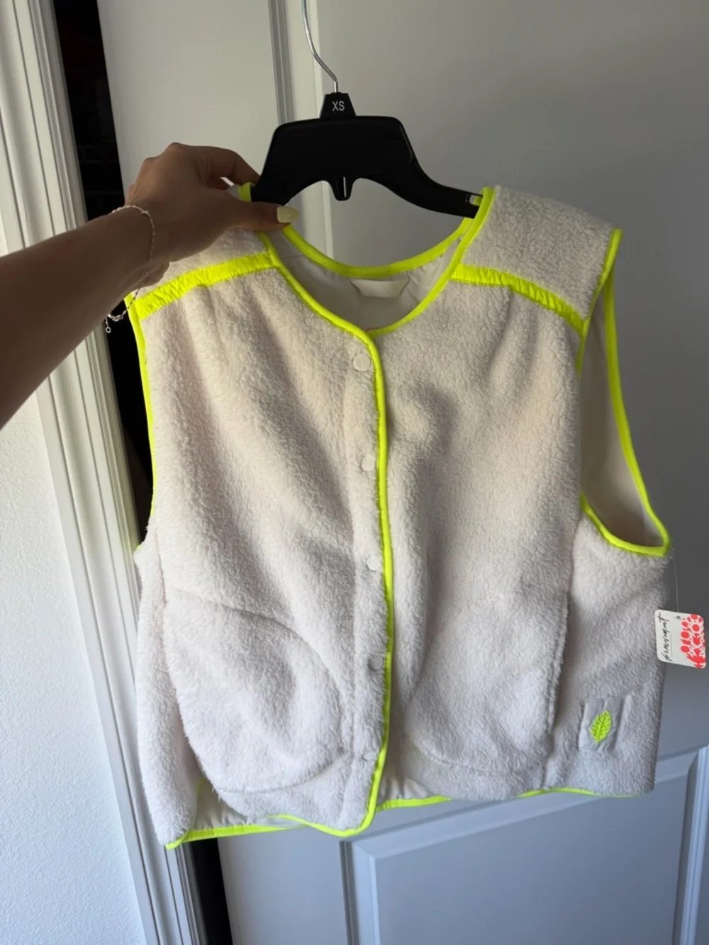 NWT FREE PEOPLE KEEP IT COZY FLEECE VEST - Picture 2 of 10